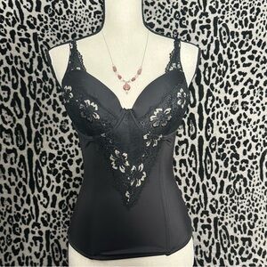 Elegant Black Lace Women's Top